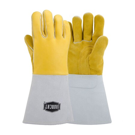 Pip Ironcat Top Grain Elkskin Leather Welder's Glove with Cotton Foam Liner and Kevlar Stitching 9060/S